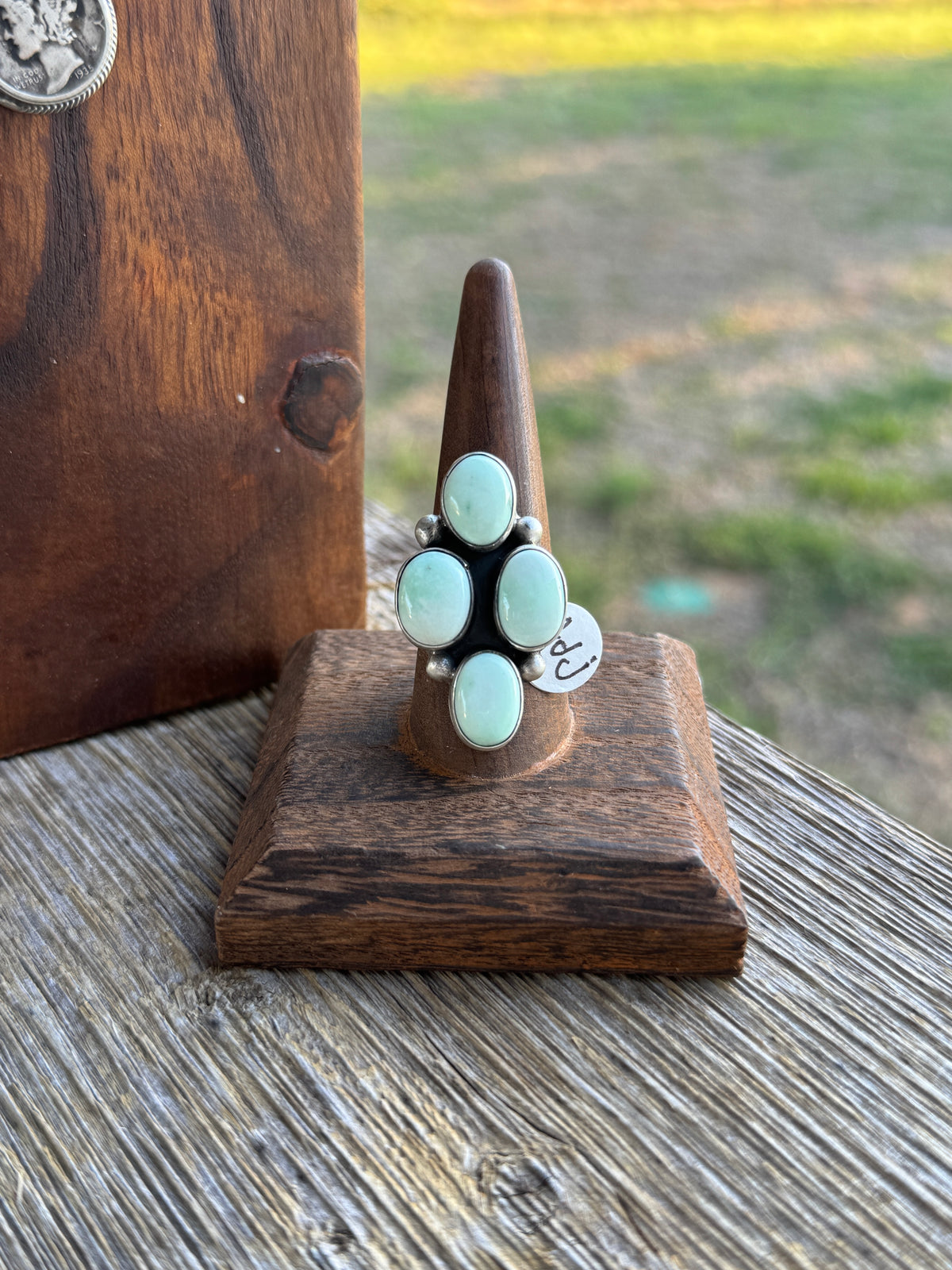 Paloma 4 stone ring adjustable
