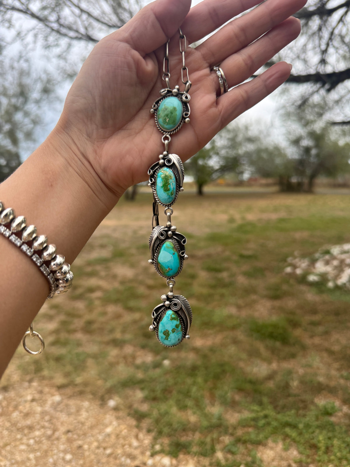 Sonoran 4 stone Lariat, Davey Morgan