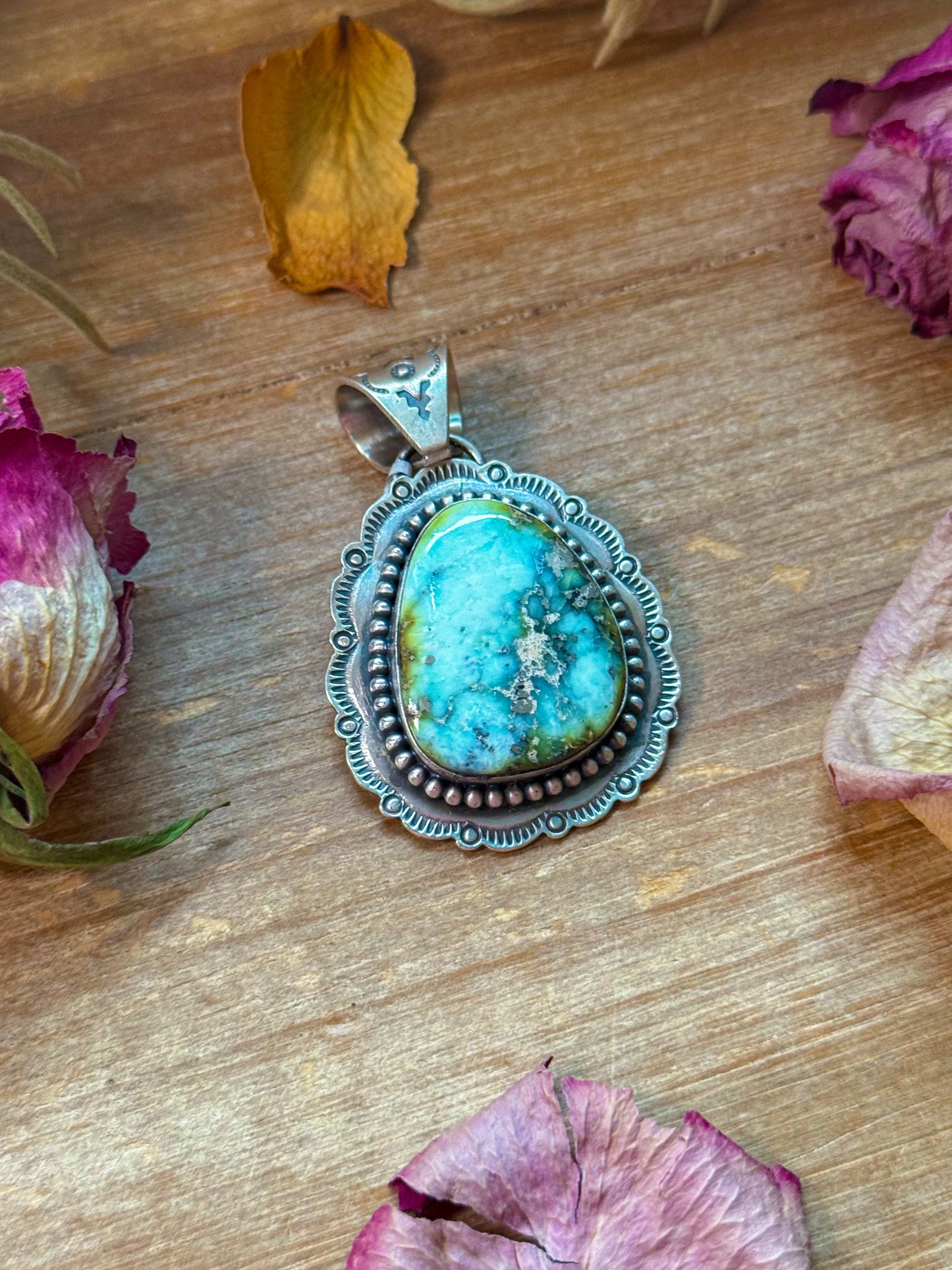 Palomino Turquoise Sterling Silver Pendant