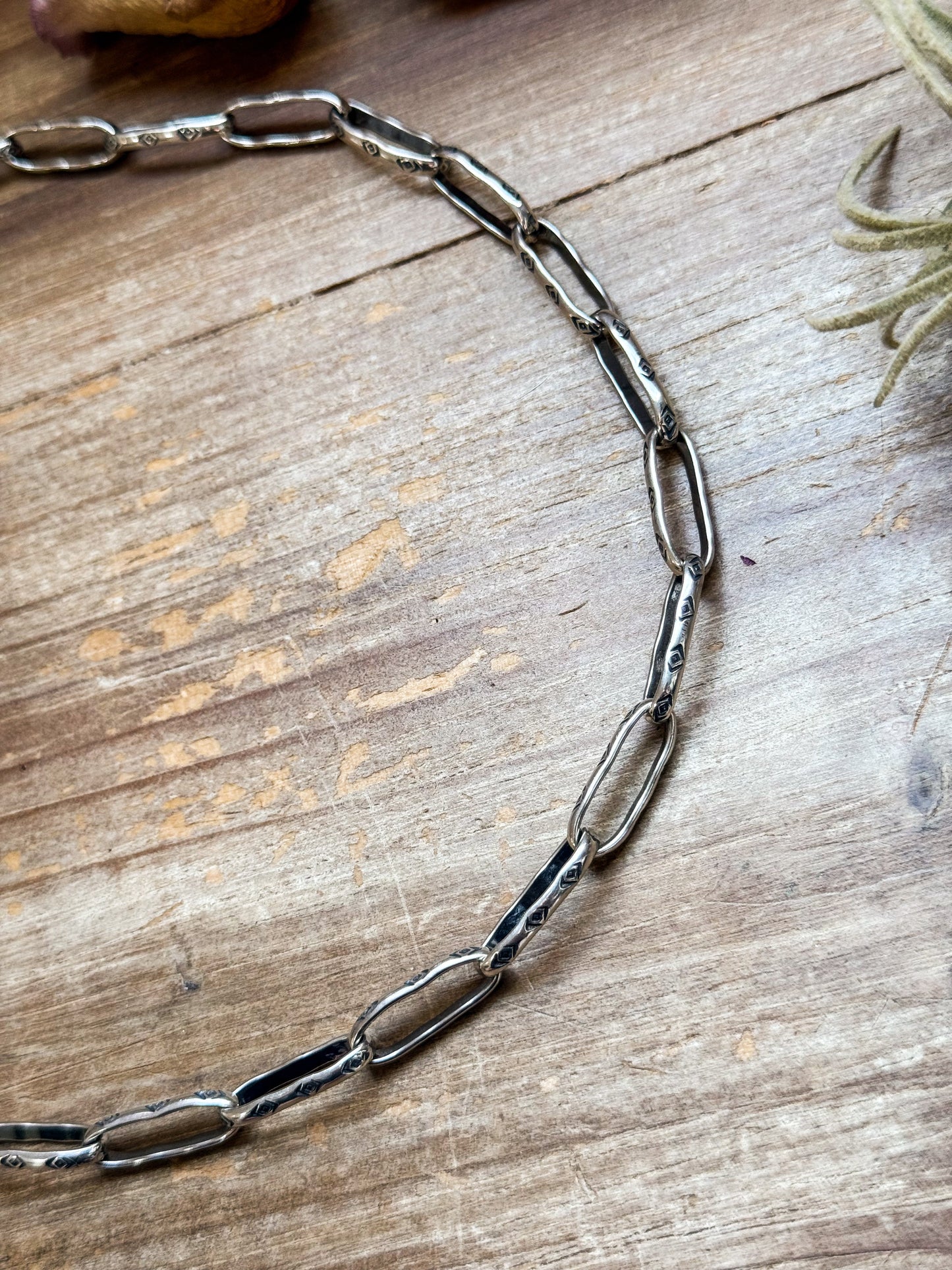 Sterling Silver Medicine Man Eye Paperclip Chain – 18”