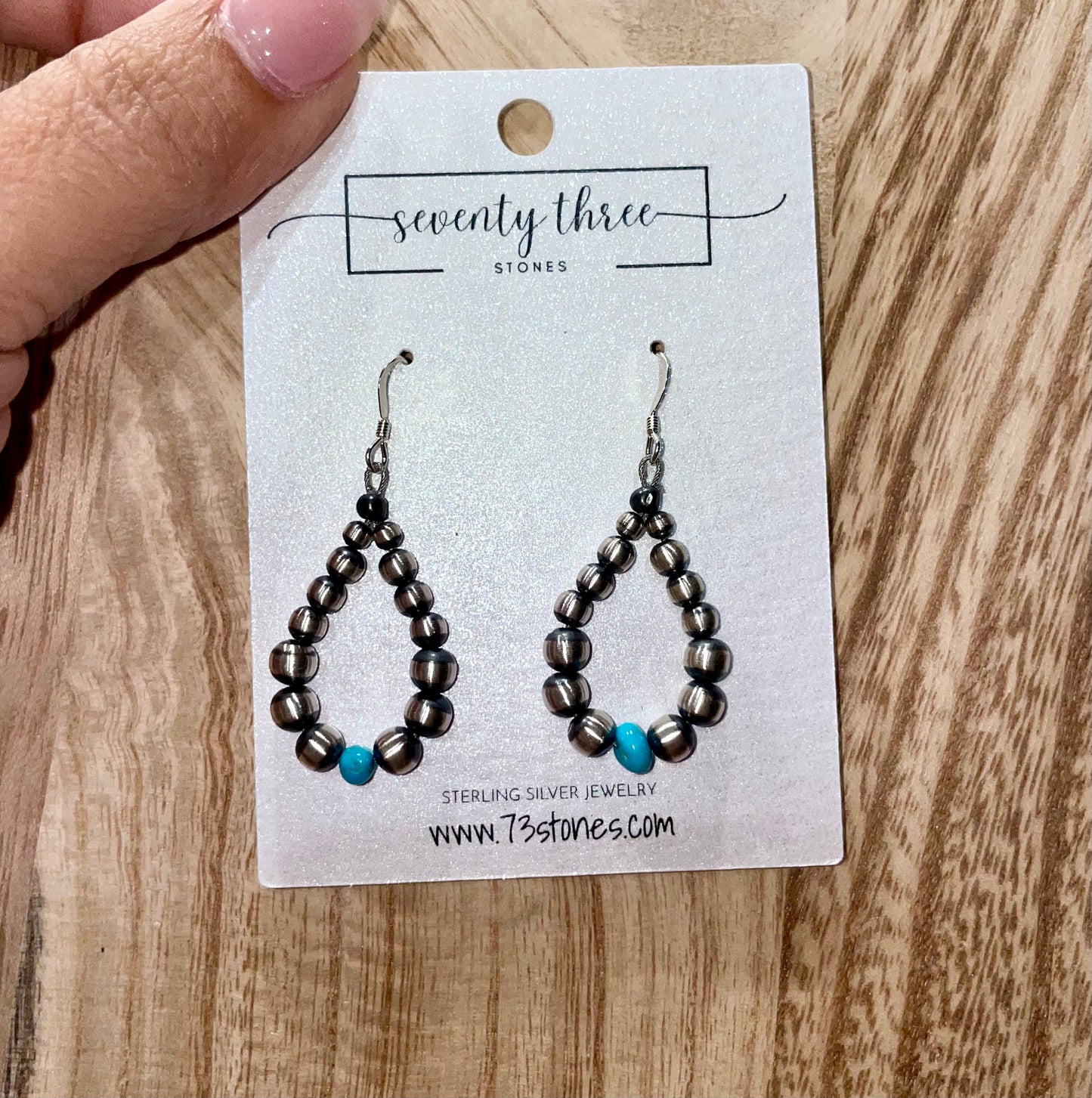 The Teardrop with Turquoise