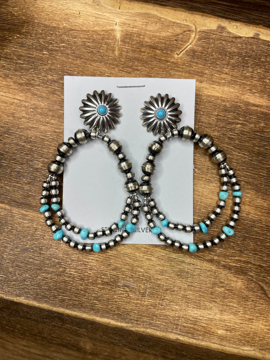 Tristan Turquoise Earrings