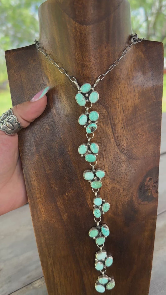 Turquoise Lariat Necklace