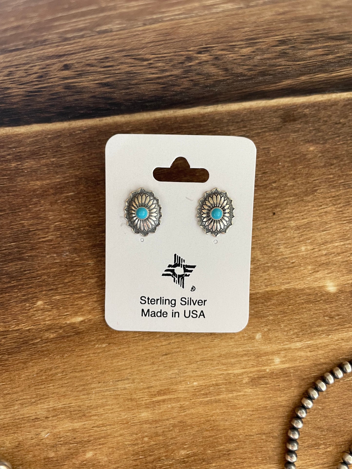 The Turquoise Concho Stud