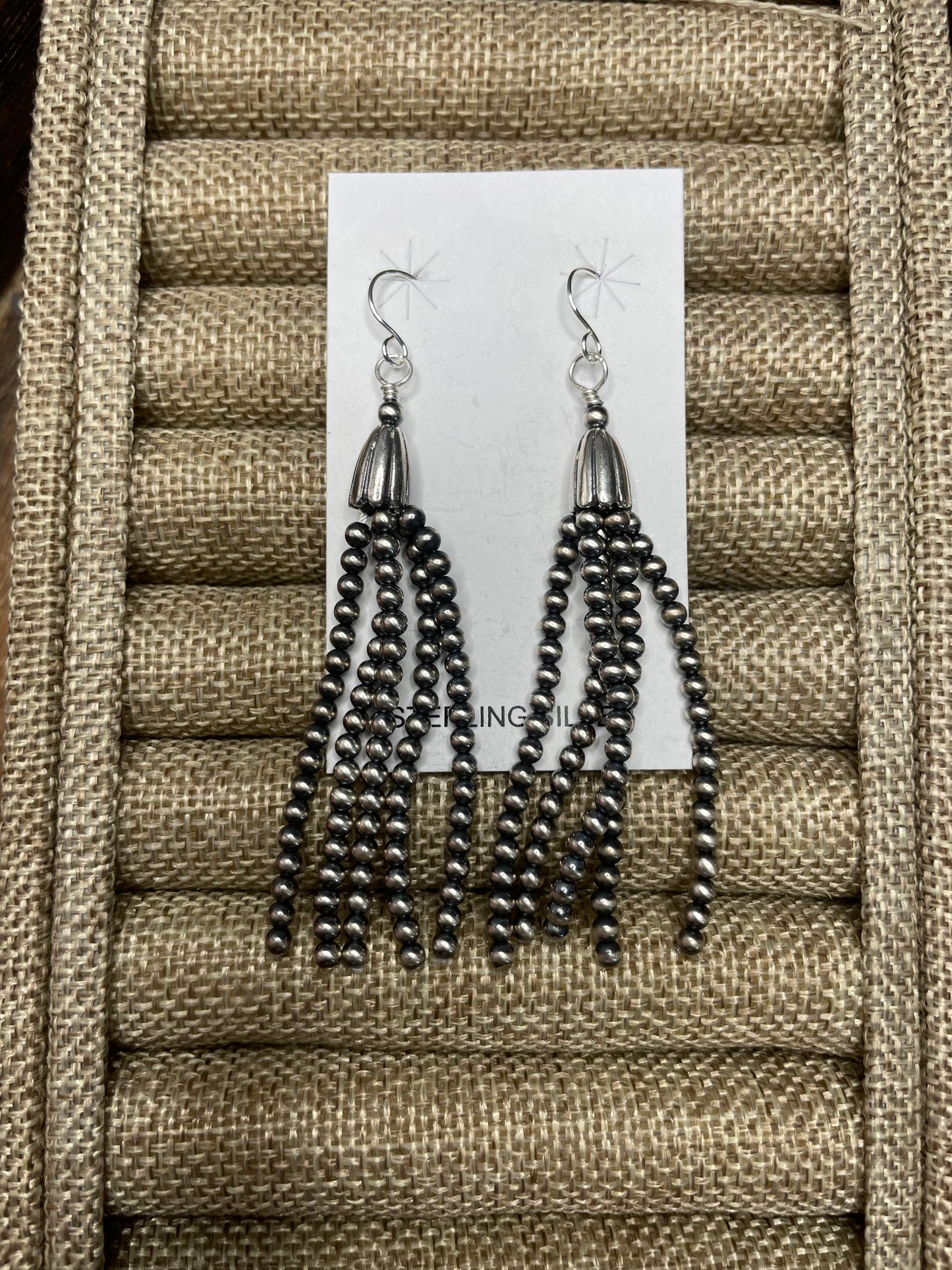 The Navajo 3mm 5 Strand Earring