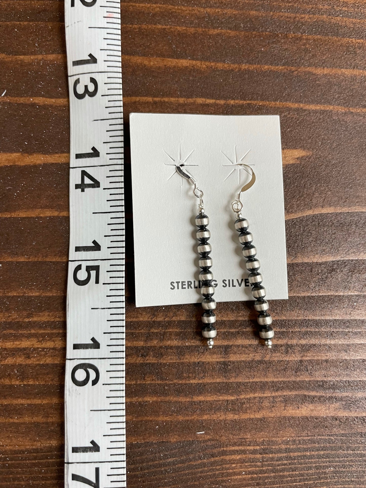 The Navajo 4mm Strand Earring