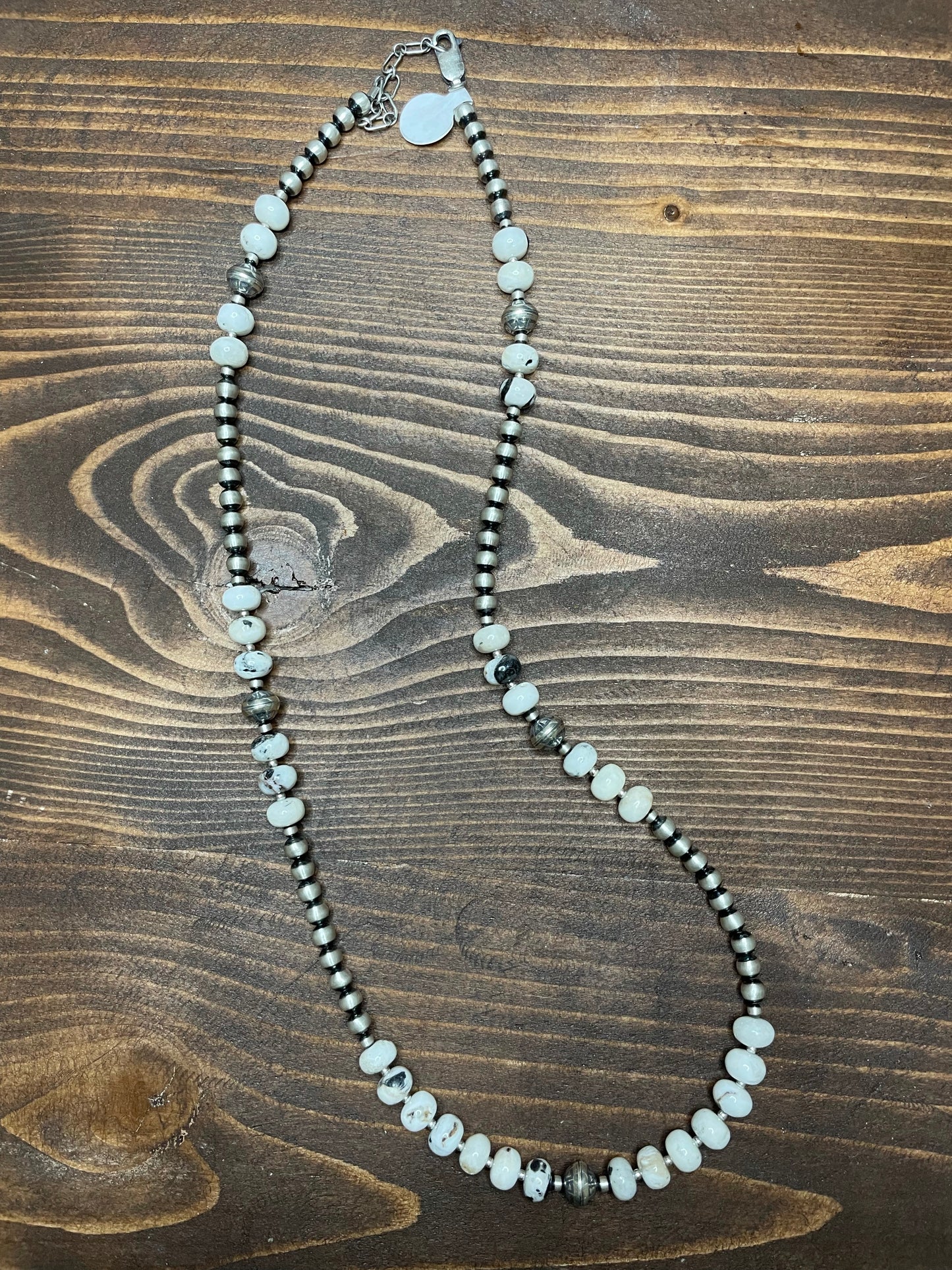 White Buffalo 20” necklace