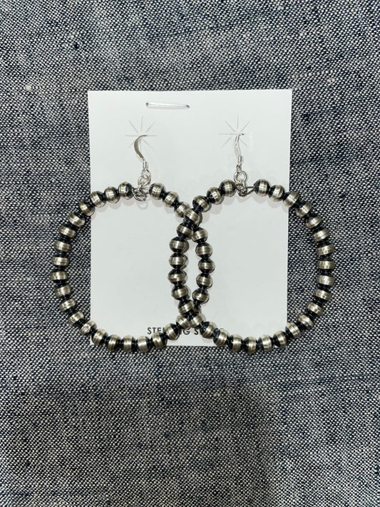 5mm Navajo Pearl Round Earrings