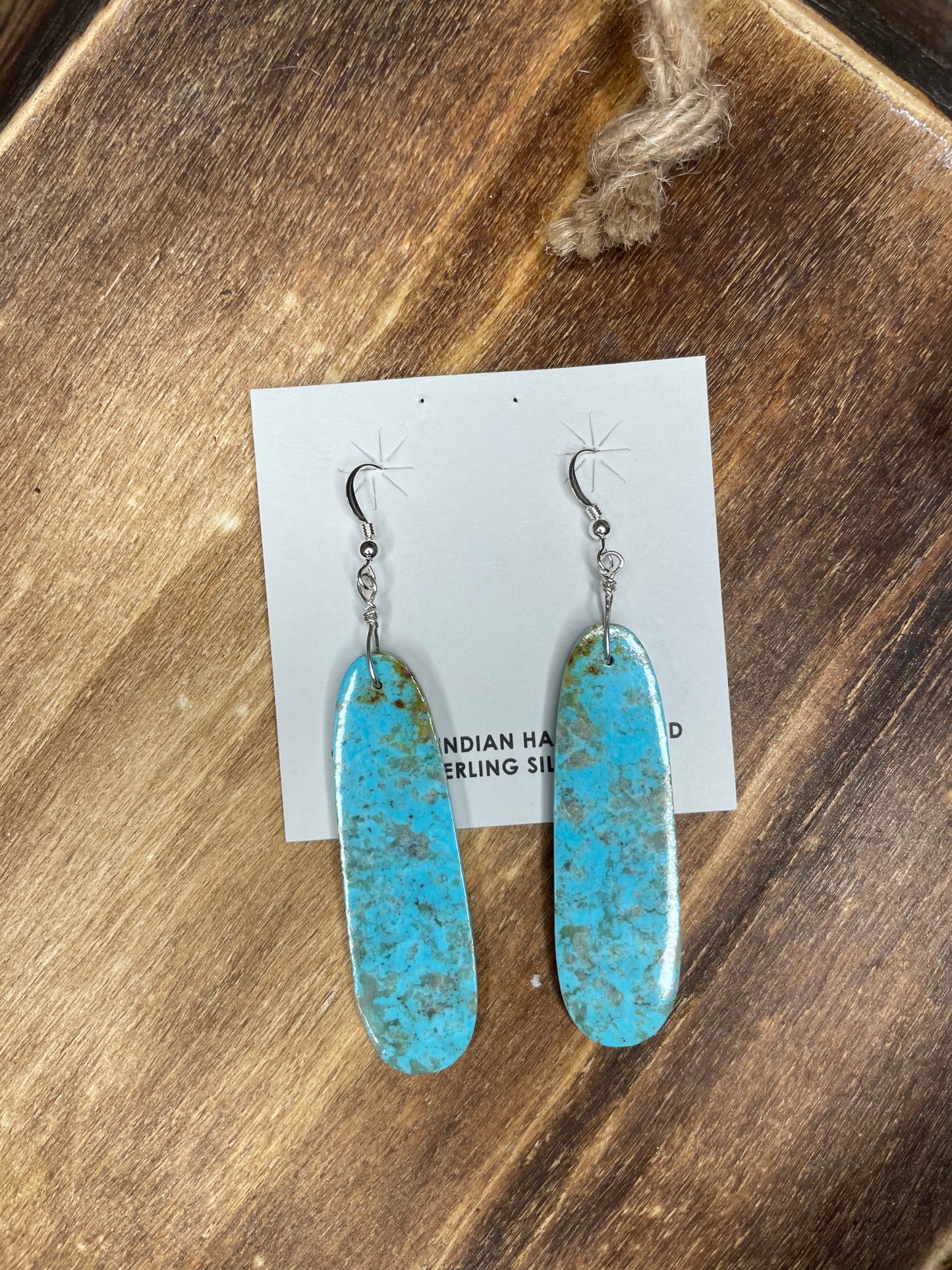 The Turquoise Slab Earrings