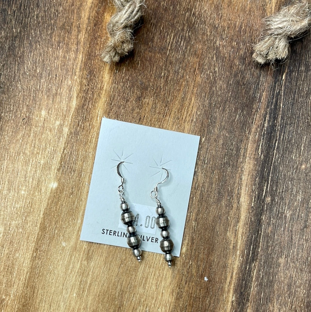 The Navajo graduated Strand Earring