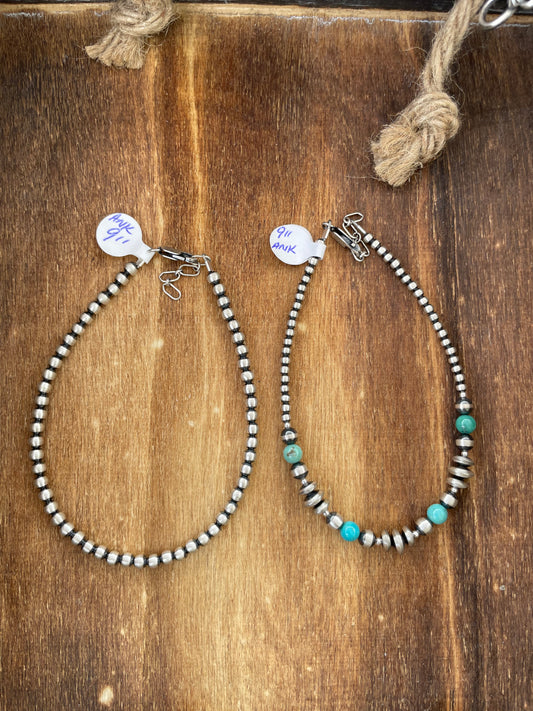 The Navajo Pearl Anklets