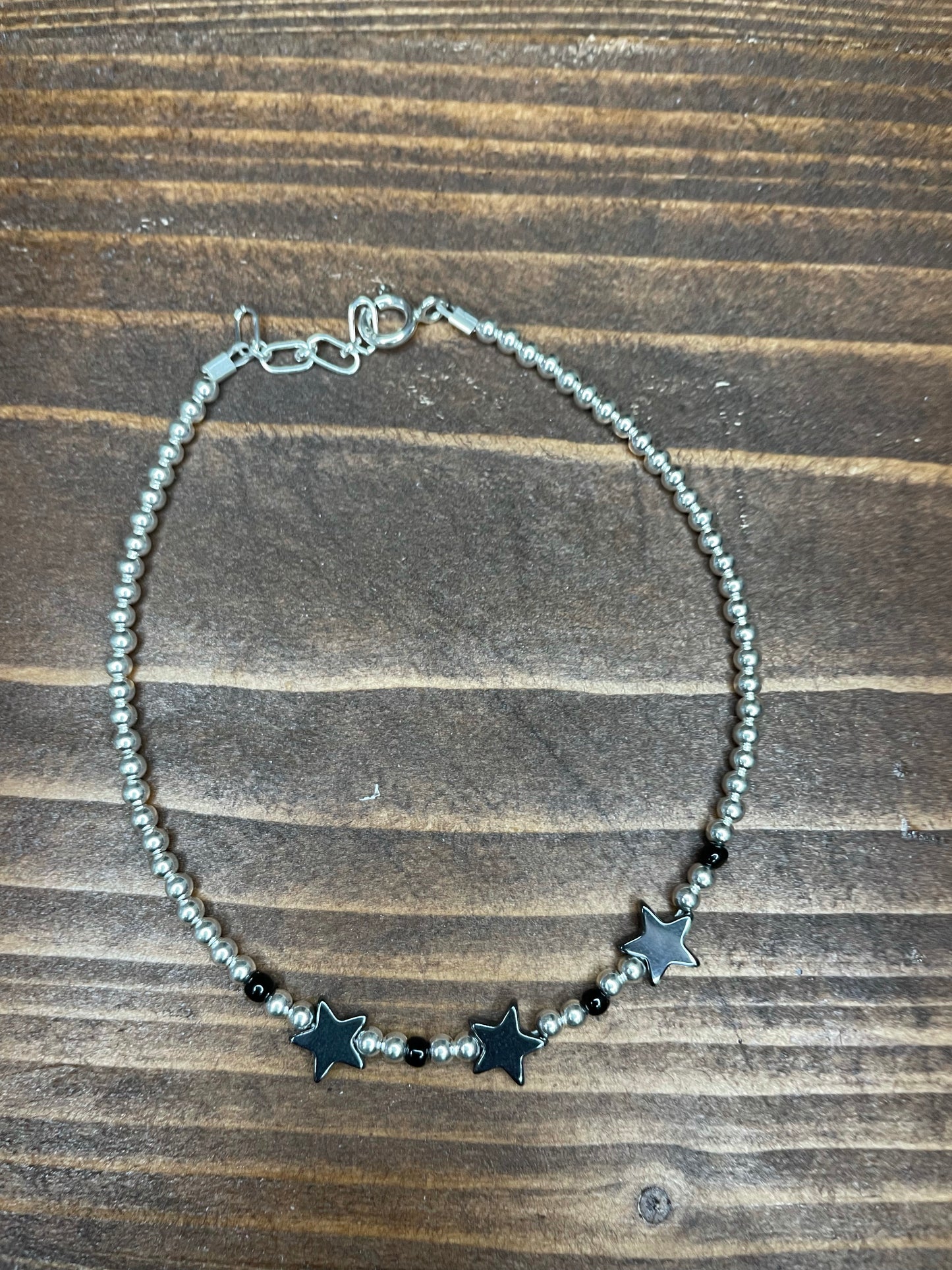 The North Star Navajo Pearl Anklet High Shine