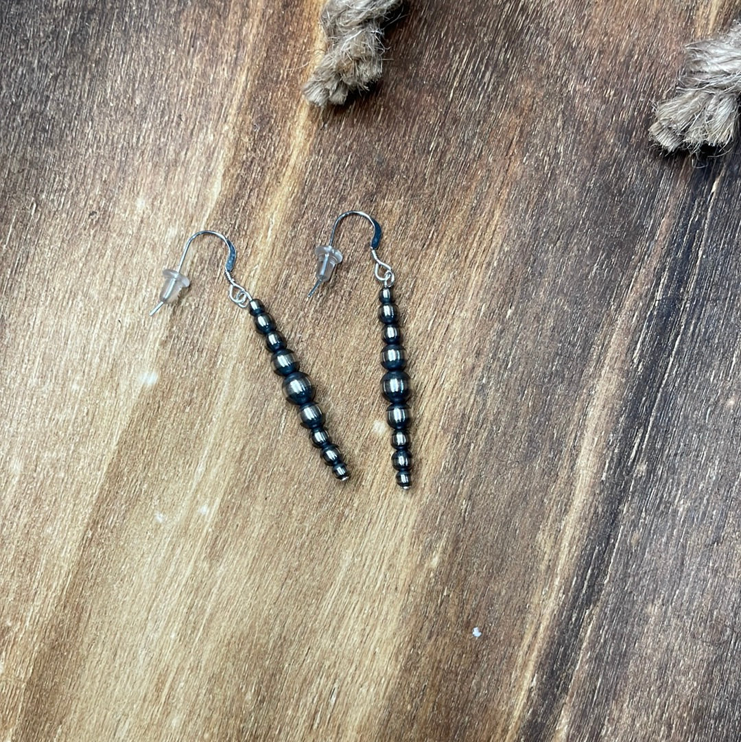 The Navajo graduated Strand Earring