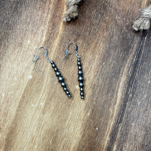 The Navajo graduated Strand Earring