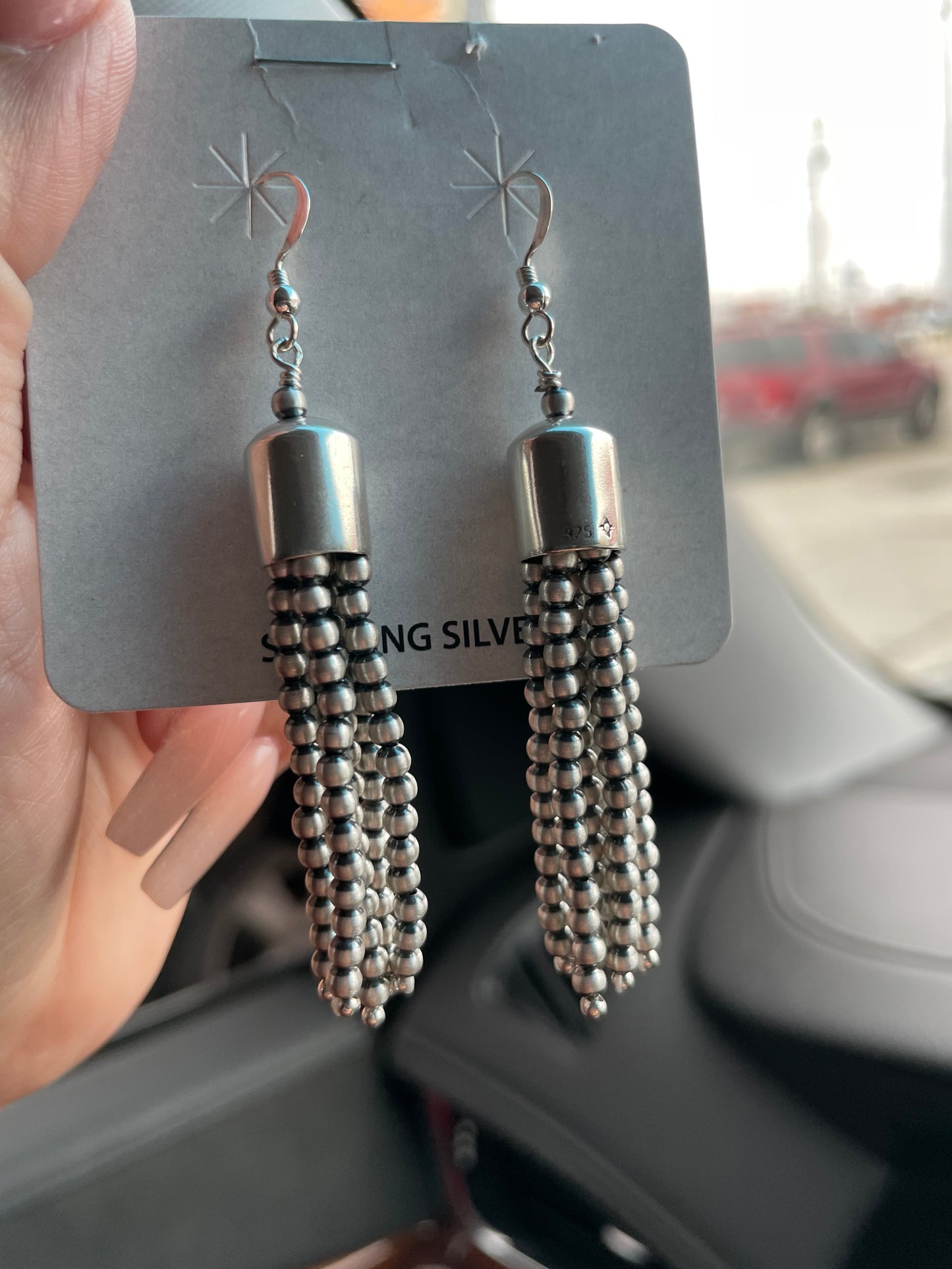 The Navajo 3mm 5 Strand Earring