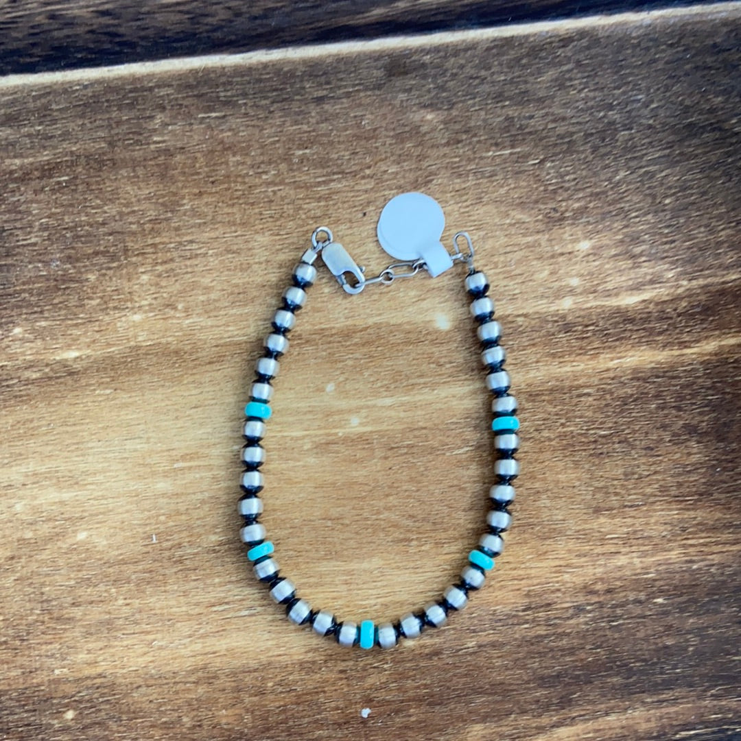 5mm Navajo Pearl Bracelet