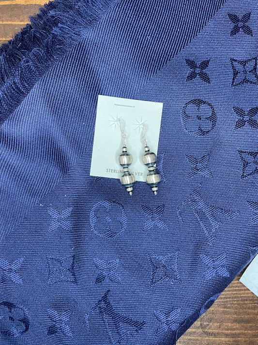 2.5" Strand earrings with 10mm beads