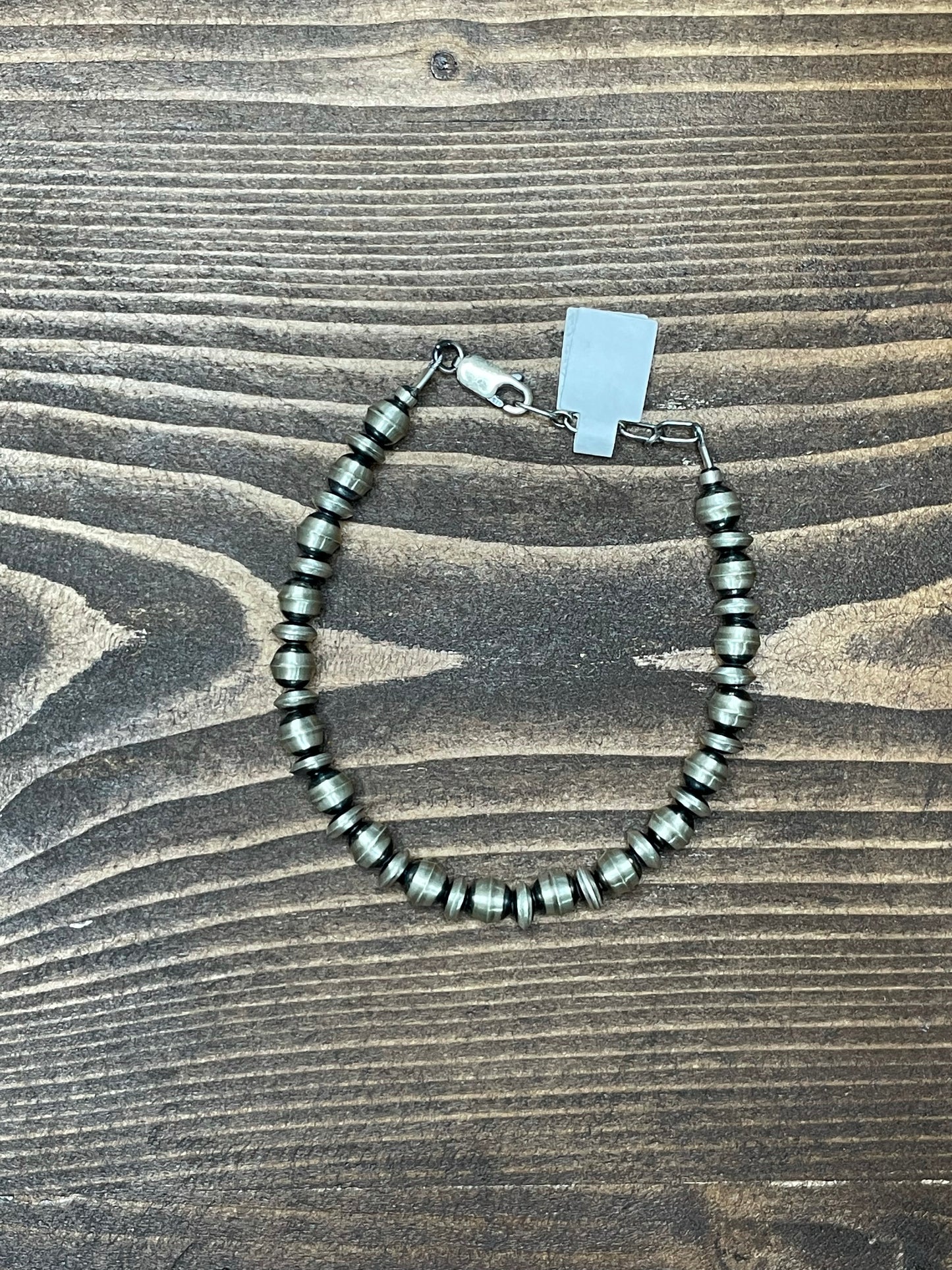 5mm & Saucer Navajo Pearl Bracelet