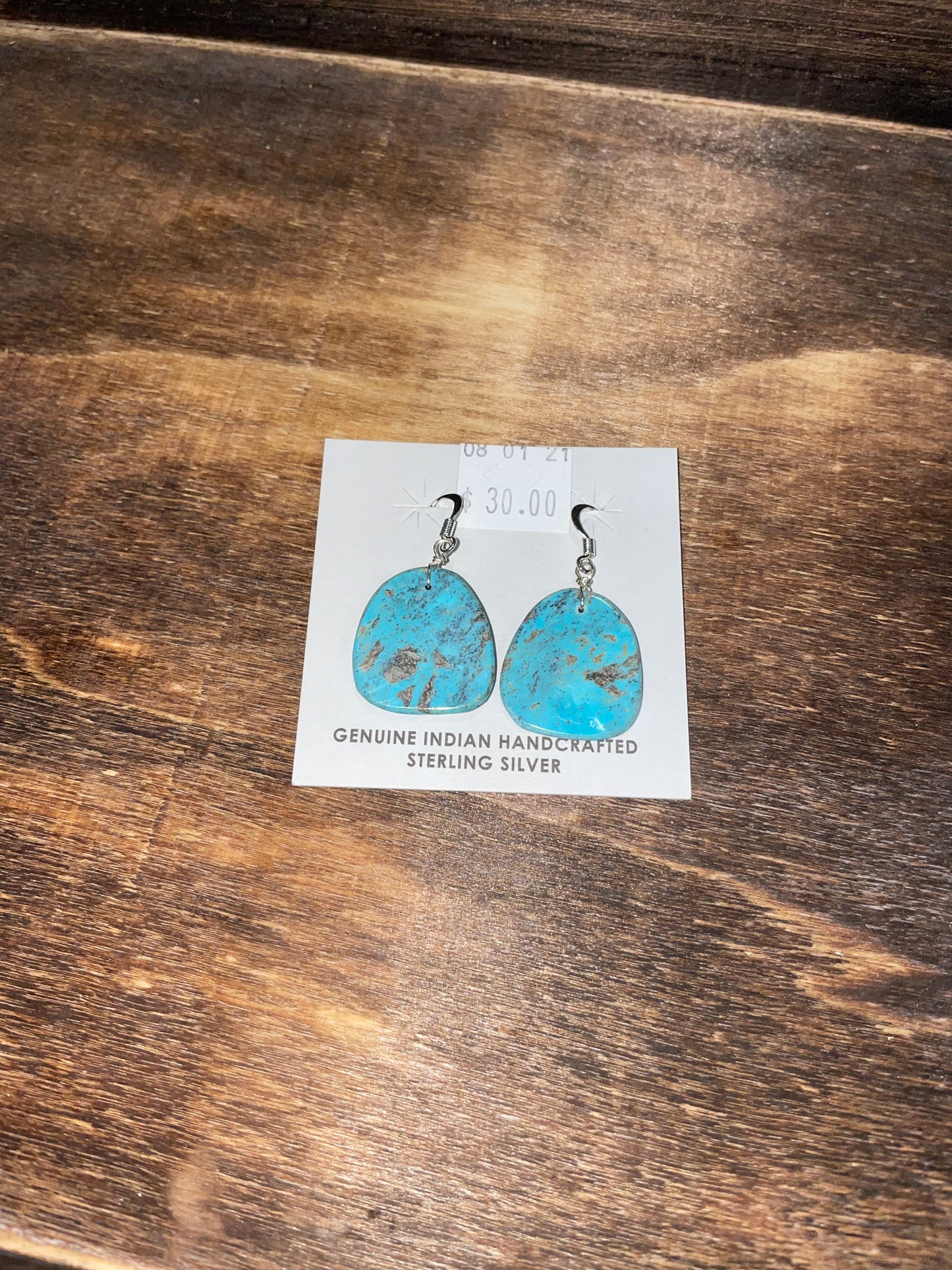 The Turquoise Slab Earrings