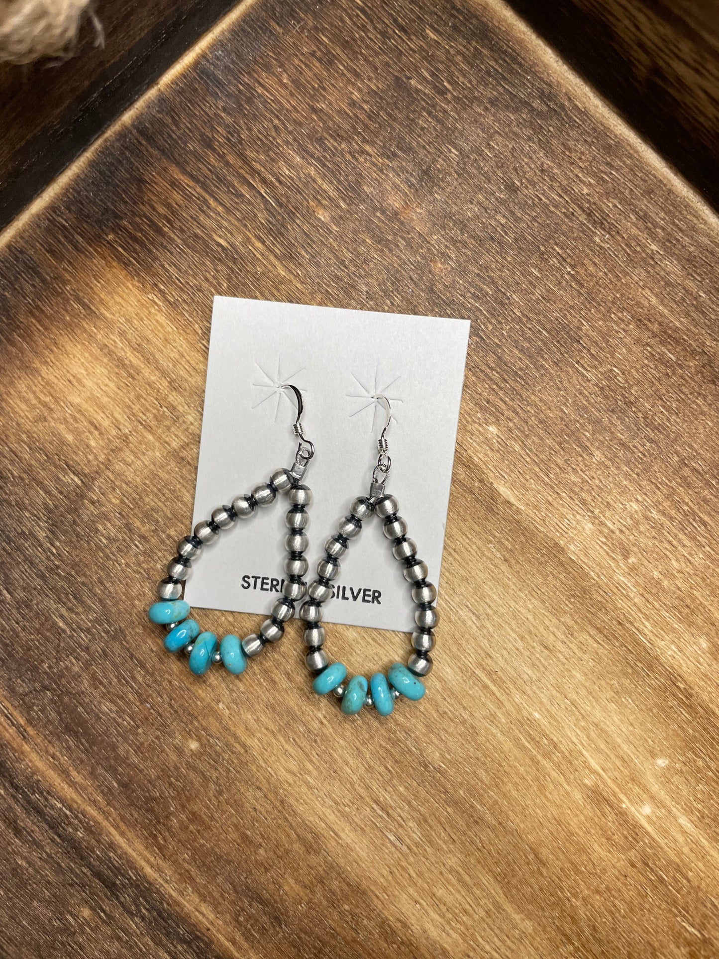 The Ava Teardrop with Turquoise rondell